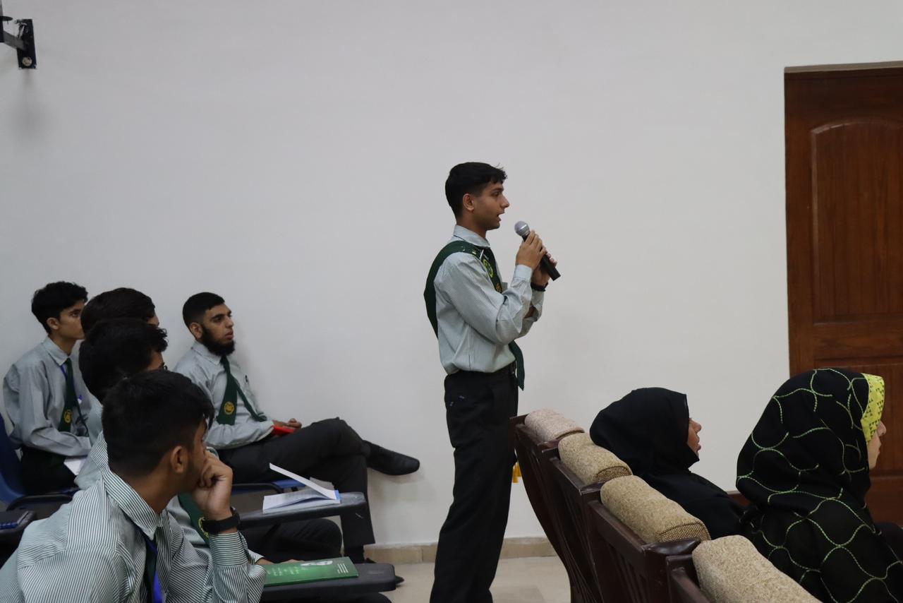 The career counseling session by Mrs. Samreen Asghar Incharge Career Counselor APSAC Secretariat